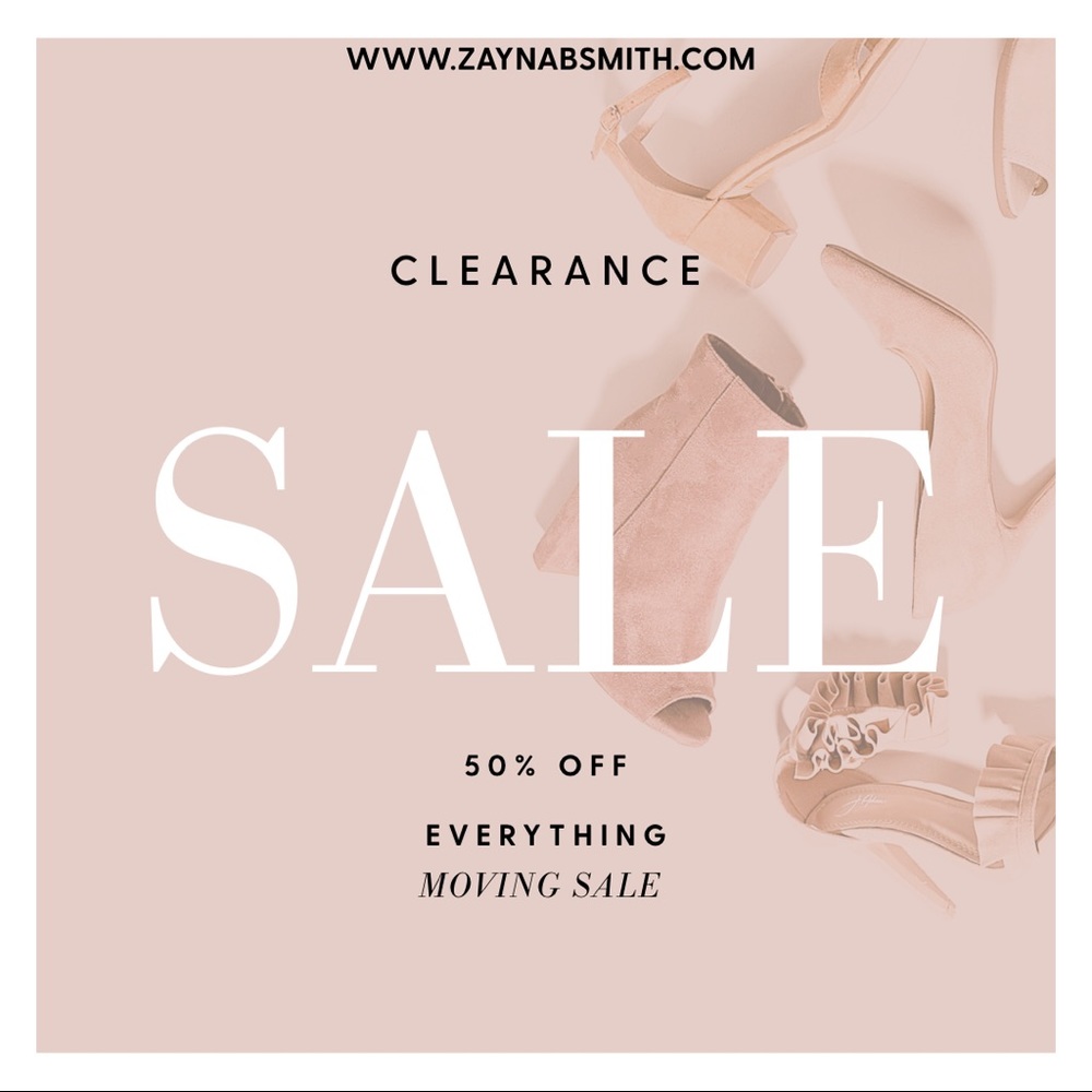 Sale on everything on my website